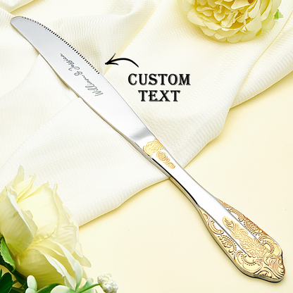 Personalised Mr & Mrs Wedding Forks - Customisable Wedding Tableware Gifts