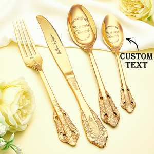 Personalized Wedding Tableware Mr & Mrs Wedding Forks Wedding Gifts