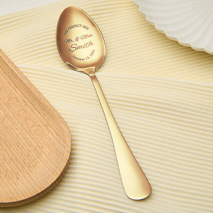 Personalised Mr & Mrs Wedding Forks Set - Engraved Wedding Tableware Gift