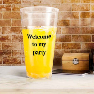 Custom Engraved Reusable Plastic Cups Personalized Plastic Cups Perfect for Birthdays Weddings Picnic Beach Parties