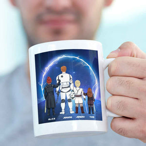 Personalized Best Dad in the Galaxy Mug Father's Day Gift