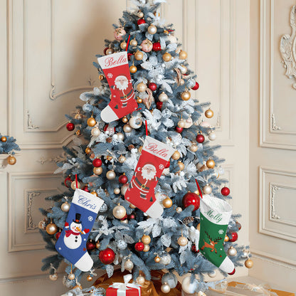 Personalised Christmas Stockings | Custom Embroidered Character Stocking