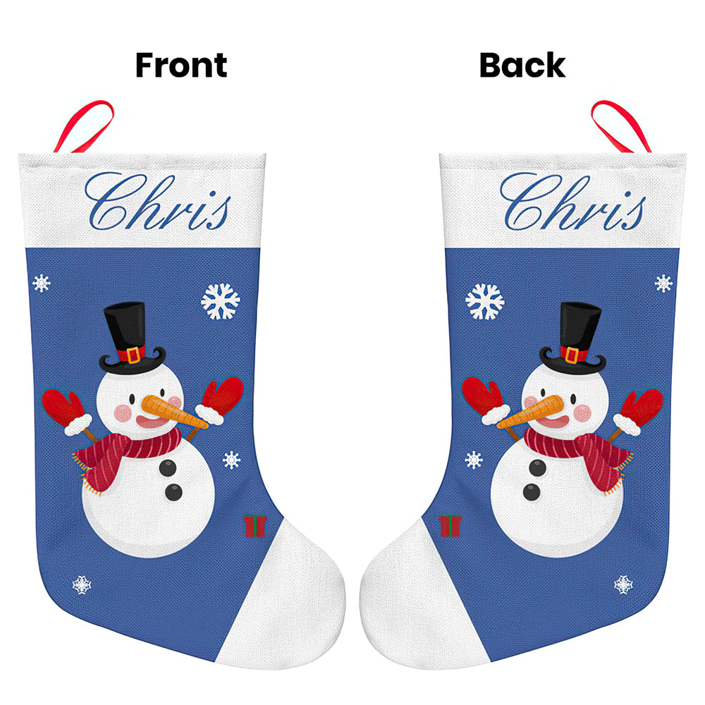 Personalised Christmas Stockings | Custom Embroidered Character Stocking