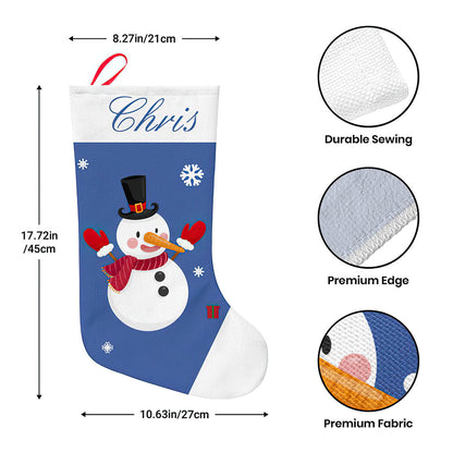 Personalised Christmas Stockings | Custom Embroidered Character Stocking