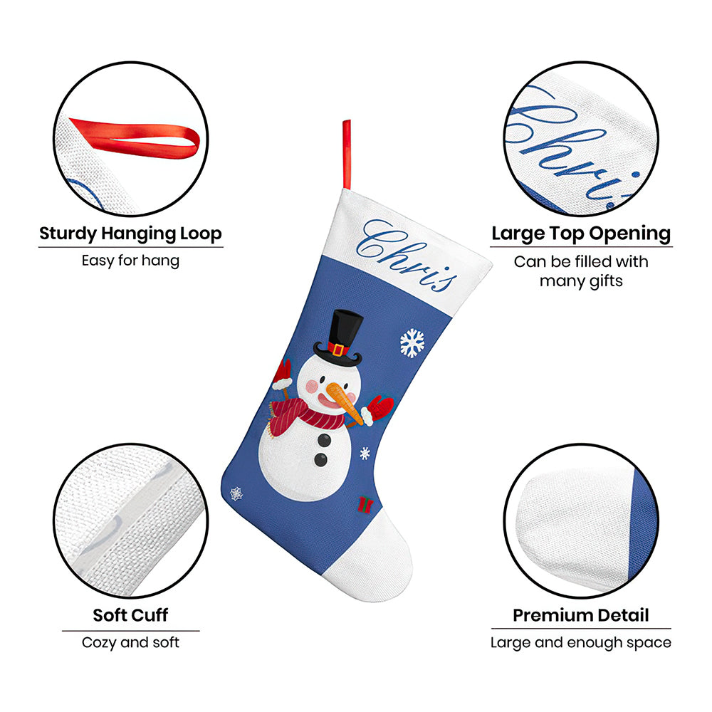 Personalised Christmas Stockings | Custom Embroidered Character Stocking