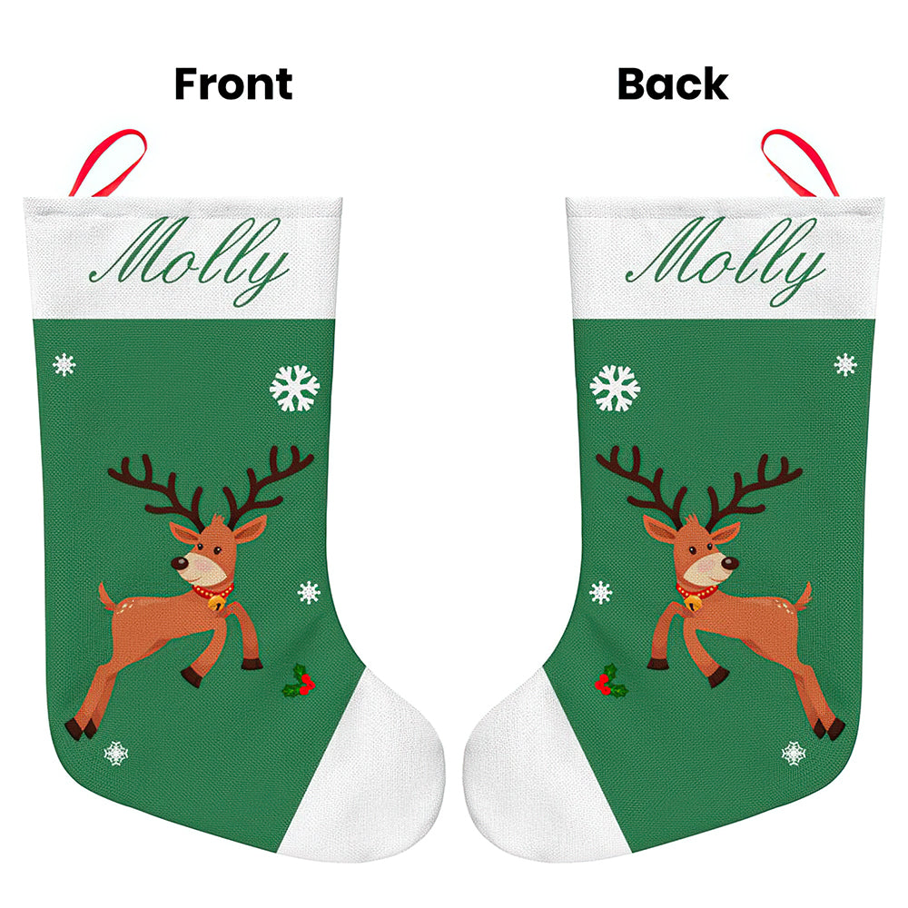 Personalised Christmas Stockings | Custom Embroidered Character Stocking