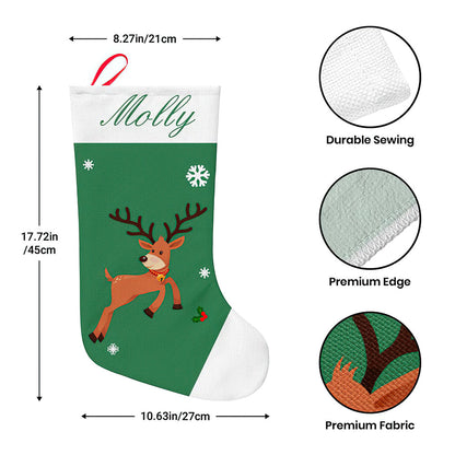 Personalised Christmas Stockings | Custom Embroidered Character Stocking
