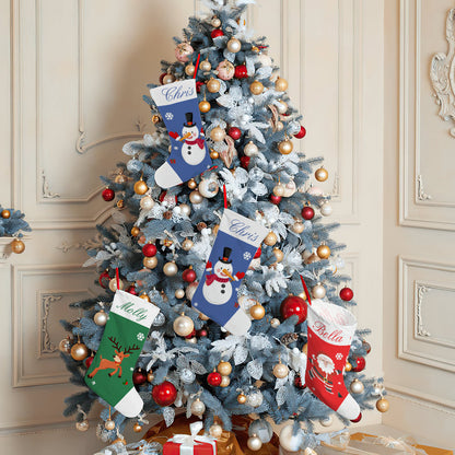 Personalised Christmas Stockings | Custom Embroidered Character Stocking