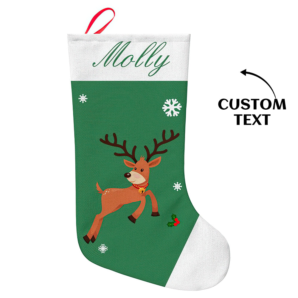 Personalised Christmas Stockings | Custom Embroidered Character Stocking
