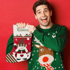 Personalized Name Christmas Stockings Custom Text Christmas Gifts