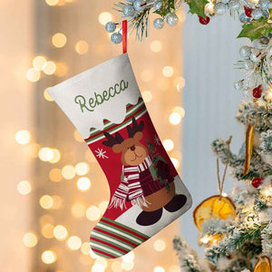 Personalized Name Christmas Stockings Custom Text Christmas Gifts