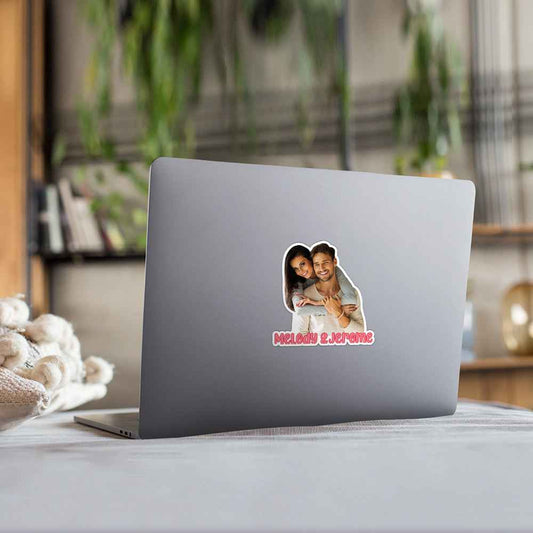 Personalised Face Stickers for Cup Laptop Computer Gift for Lover