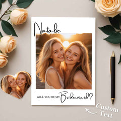 Personalized Bridesmaid Proposal Card Bridesmaid Card