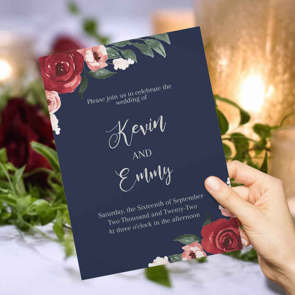 Custom Wedding Invitations - Personalized Save the Date Cards