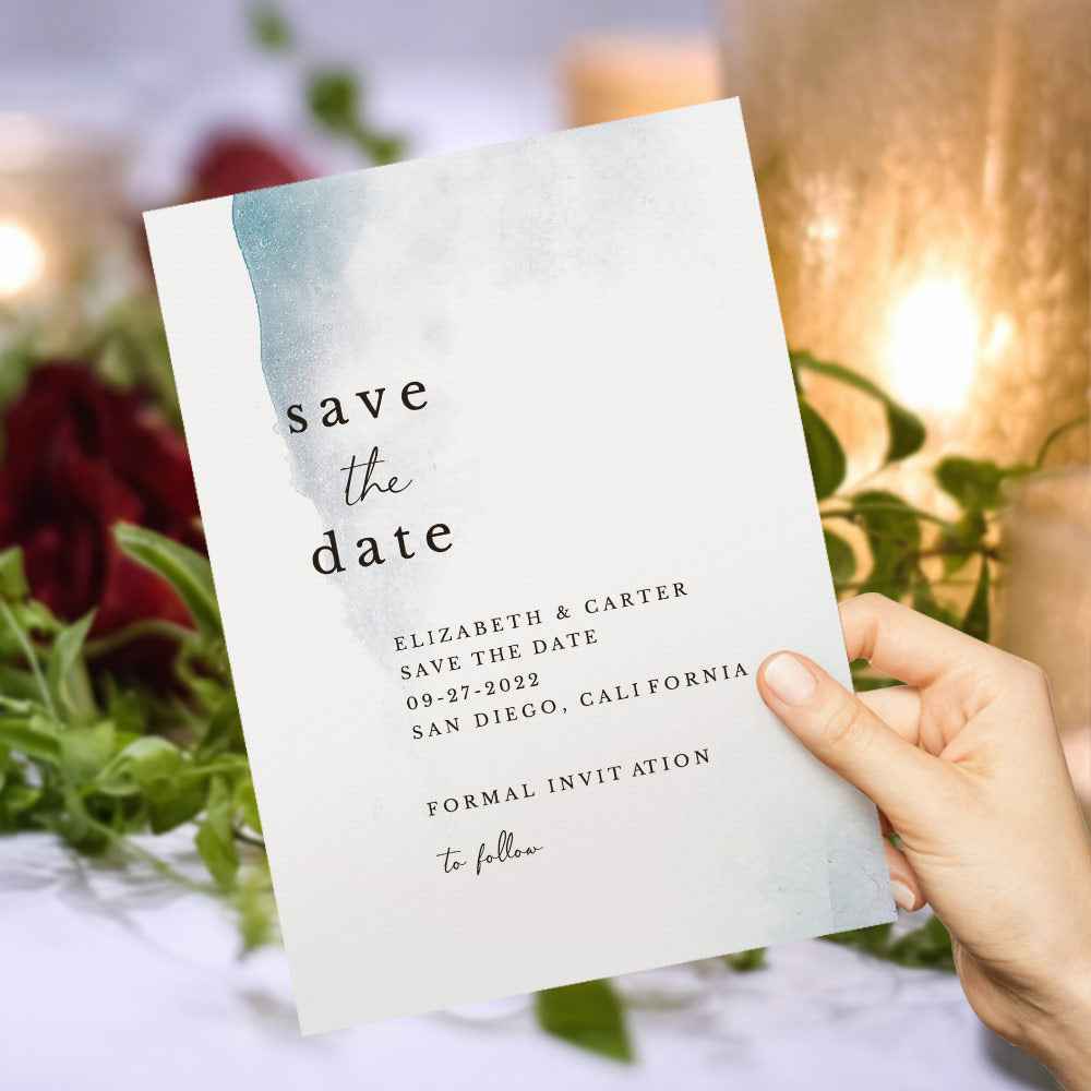 Custom Wedding Invitations - Personalized Save the Date Cards