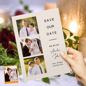 Custom Wedding Invitations - Personalized Save the Date Cards