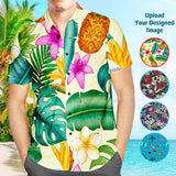 Custom Photo Hawaiian Shirts Upload Your Own Designed Image Aloha Beach Shirt For Men