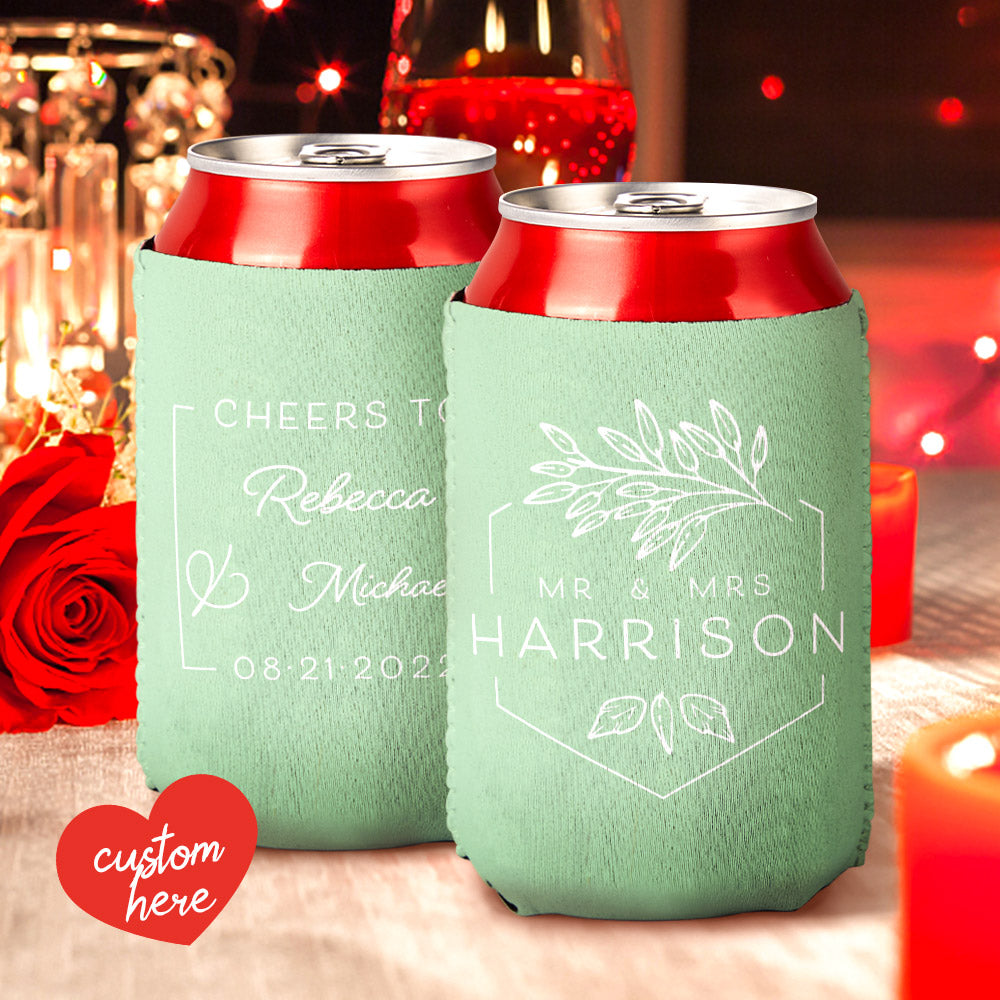 Personalised Engraved Wedding Colour Cup Set - Customised Wedding Gift for Couples