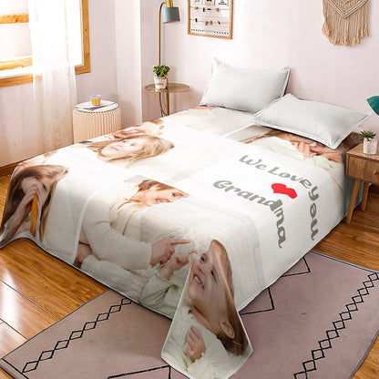 Personalised Photo Collage Duvet Cover | Custom Bedding Set | Unique Gift Idea