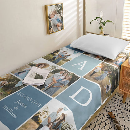 Personalised Photo Collage Duvet Cover | Custom Bedding Set & Unique Gift