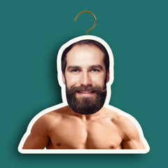 Custom Face Hanger For Your Friends Personalized Muscular Man Portrait Hanger