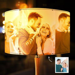 Custom Photo Drum Lampshade - Personalised House Warming Gift