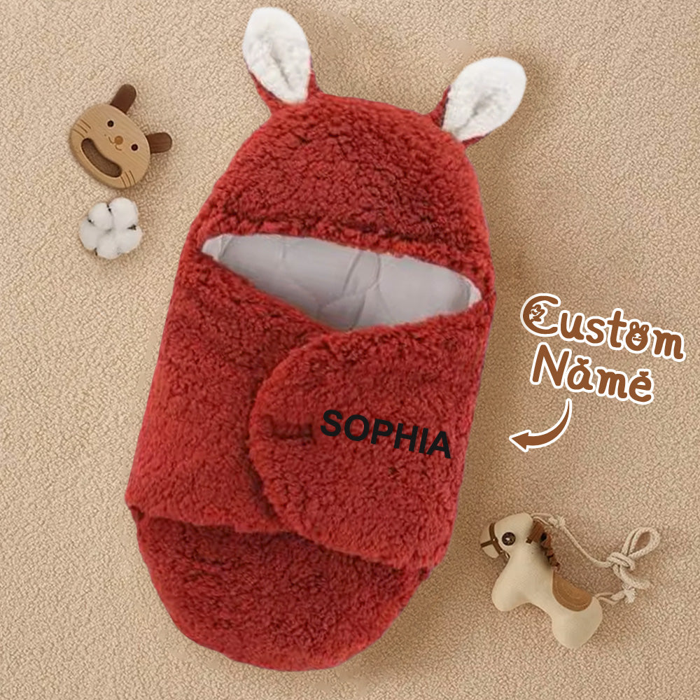 Side view highlighting the cosy bunny-ear hood design.