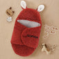 Side view highlighting the cosy bunny-ear hood design.