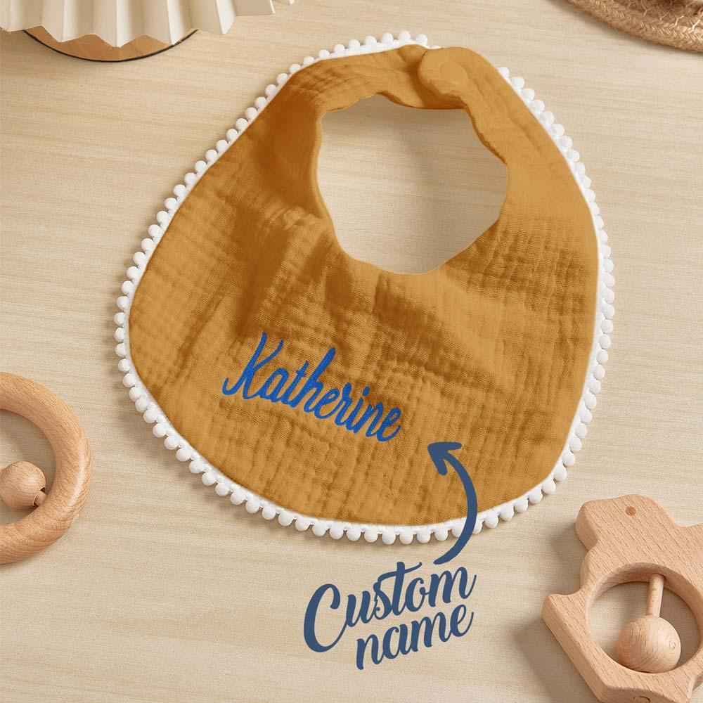 Personalized Baby Bib with Embroidered Name Gift for Baby
