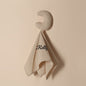 Macro shot of embroidery thread on personalised baby towel showing quality stitching on soft cotton comfort blanket