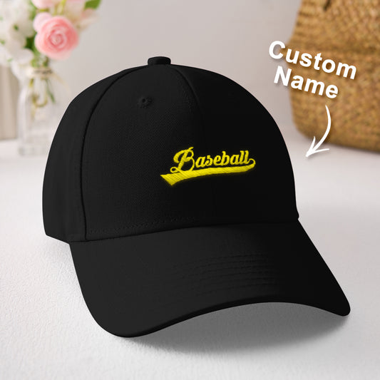 Personalised team cap in polyester with custom name on the front — perfect game‑day and back‑to‑school accessory for teammates and sports fans