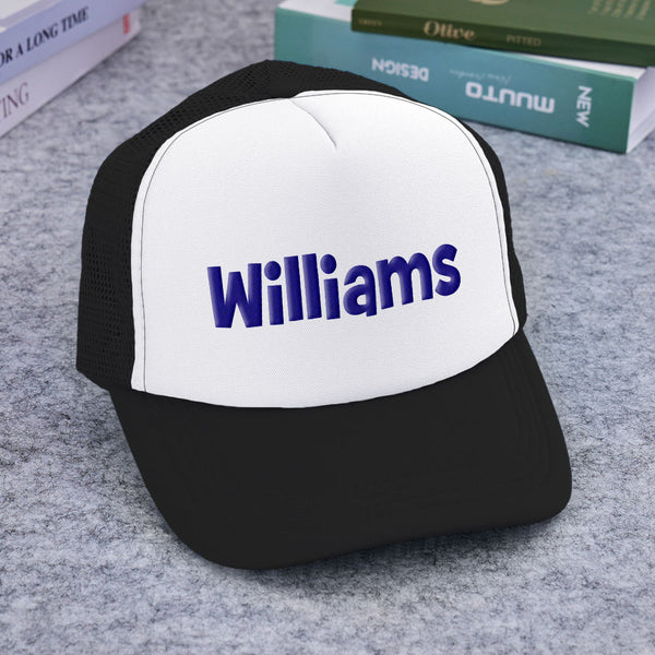 Personalised Puff Print Trucker Hat - Custom Name Foam Cap | Back to School Gift
