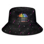 Colour options for personalised lightsaber bucket hat showing customisable lightsaber colours for each name