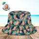 Detailed view of brim and crown retaining shape — three-dimensional silhouette that flatters facial curves and shields eyes from sunlight