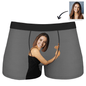 Selection of personalised boxer shorts mockups showing different designs and print placements — creative Christmas gift ideas for him