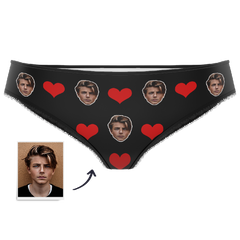 Personalised Face Underwear | Custom Valentine's Day Heart Gift