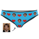 Valentine's Day Gift Heart - Custom Face Panties Underwear