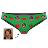 Valentine's Day Gift Heart - Custom Face Panties Underwear
