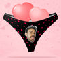 Sweet Heart - Women's Popular Custom Face Thong Pantie Underwear