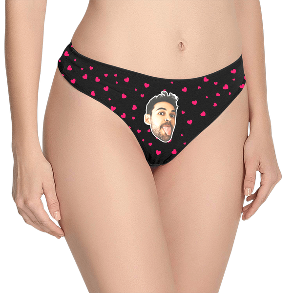 Custom Face Thong Panties | Personalised Women's Underwear