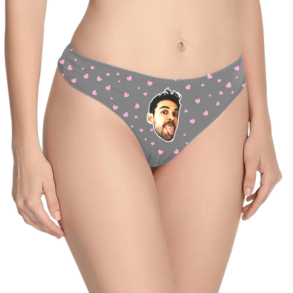 Custom Face Thong Panties | Personalised Women's Underwear
