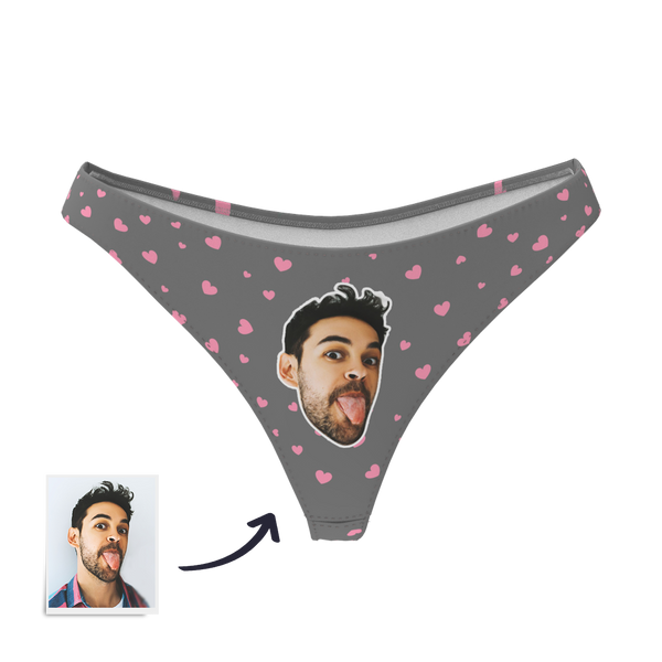 Custom Face Thong Panties | Personalised Women's Underwear
