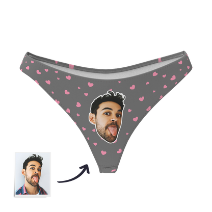 Custom Face Thong Panties | Personalised Women's Underwear