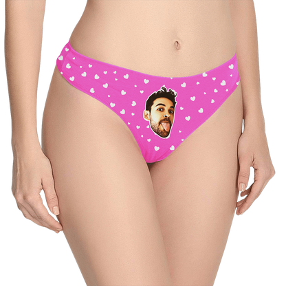 Custom Face Thong Panties | Personalised Women's Underwear