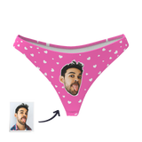 Sweet Heart - Women's Popular Custom Face Thong Pantie Underwear