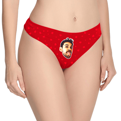 Custom Face Thong Panties | Personalised Women's Underwear