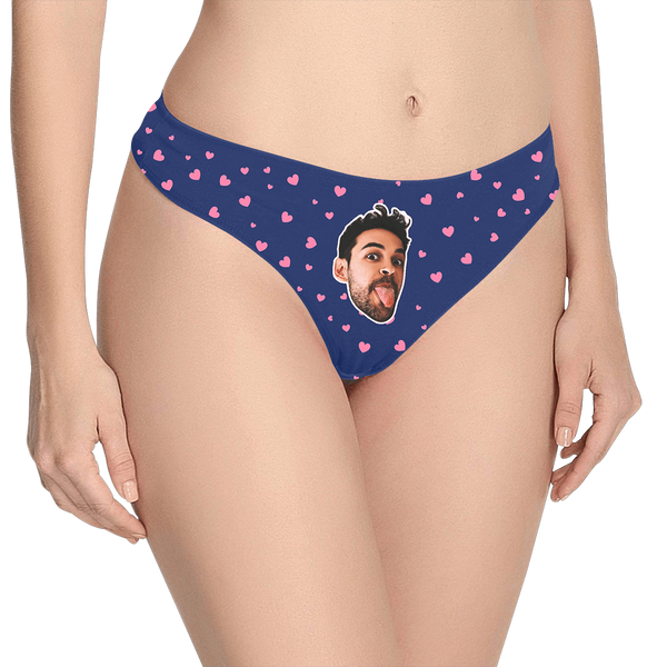 Custom Face Thong Panties | Personalised Women's Underwear