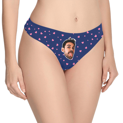 Custom Face Thong Panties | Personalised Women's Underwear
