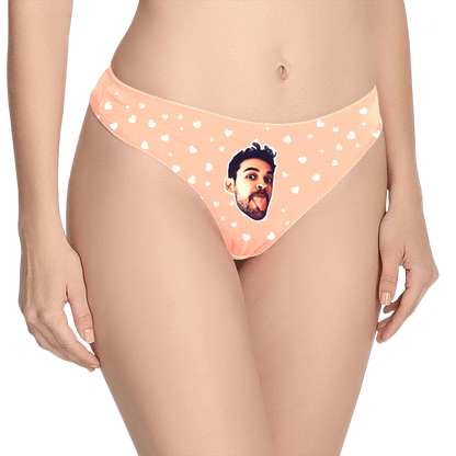 Custom Face Thong Panties | Personalised Women's Underwear