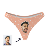 Sweet Heart - Women's Popular Custom Face Thong Pantie Underwear